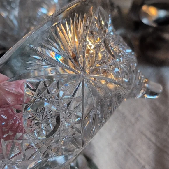 Antique Lead Crystal Bowl